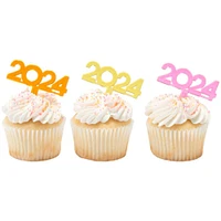 2024 Bold DecoPics Cupcake Decoration, 12ct