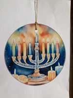 Ornament-Hanukkah Menorah