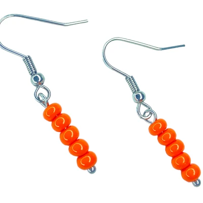 Bead Stick Drop Earrings for Women Teens