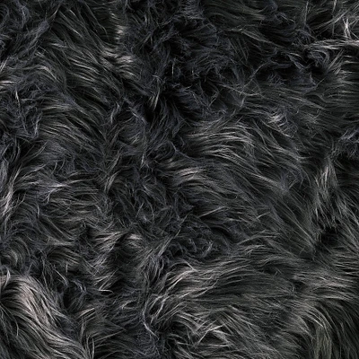 FabricLA Shaggy Faux Fur Fabric - 20" X 20" Inches Pre-Cut - Use Fake Fur Fabric for DIY, Craft Fur Decoration, Fashion Accessory, Hobby