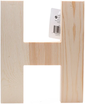 Hampton Art Chunky Wood Letter 8"-H