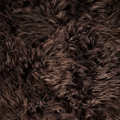 FabricLA Shaggy Faux Fur Fabric - 12" X 12" Inches Pre-Cut - Use Fake Fur Fabric for DIY, Craft Fur Decoration, Fashion Accessory, Hobby