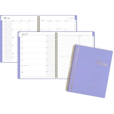 Cambridge WorkStyle Focus Planner - Large Size - Academic - Weekly, Monthly - 12 Month - July till June