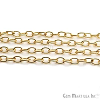 Gold Finding Chain, Gold Plated Jewelry Making Chain, DIY Necklace Chain, Assorted Styles, 1 foot