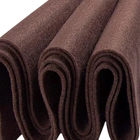 FabricLA Craft Felt Fabric - 72" Inch Wide & 1.6mm Thick Non-Stiff Felt Fabric by The Yard - Use This Soft Felt Roll for Crafts - Felt Material Pack - Light Brown Felt, 20 Continuous Yards