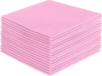 FabricLA Acrylic Felt Fabric - Pre Cut 6"" X 6"" Inches Felt Square Sheet Packs - Use Felt Sheets for DIY Craft, Hobby, Costume and Decoration - Baby Pink - 36 Pieces
