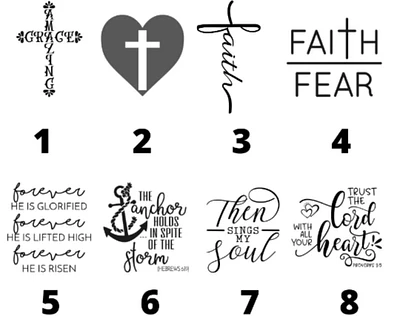 Religious Permanent Vinyl Decal