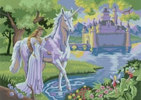 Royal & Langnickel(R) Large Paint By Number Kit 15.4"X11.25"-Fairy Castle