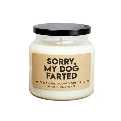 Sorry My Dog Farted Soy Candle - 16.5oz