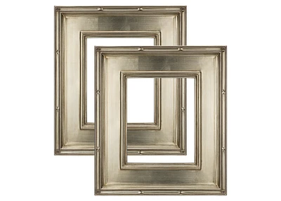 Creative Mark Museum Collection Silver Plein Aire Frames - Museum Quality Plein Aire Frames for Photos, Artwork, Paintings, & More