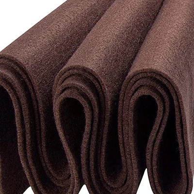 FabricLA Craft Felt Fabric - 72" Inch Wide & 1.6mm Thick Non-Stiff Felt Fabric by The Yard - Use This Soft Felt Roll for Crafts - Felt Material Pack - Light Brown Felt, 20 Continuous Yards
