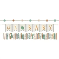 Soft Jungle Hello Baby Oh Baby Banner Kit