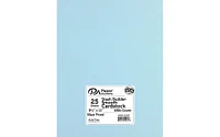 PA Paper Accents Stash Builder Cardstock 8.5" x 11" Blue Frost, 65lb colored cardstock paper for card making, scrapbooking, printing, quilling and crafts, 25 piece pack