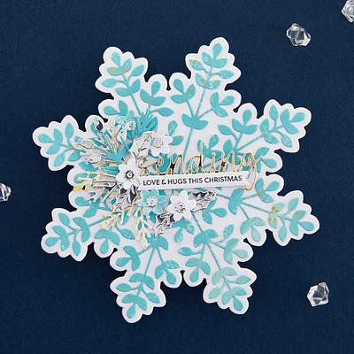 Spellbinders Snowflake Card Creator Etched Dies from the Bibi's Snowflakes Collection by Bibi Cameron