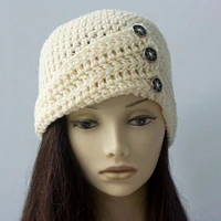 Hand Crochet Winter Hat for Woman