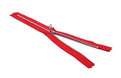 4.5 Aluminum Pants/Jeans Atom Red Medium Weight YKK Zipper - Color Atom Red #820