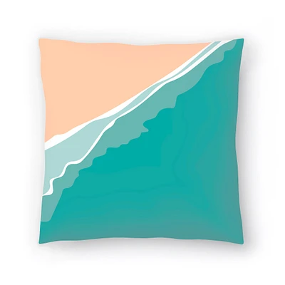 Beach Layers by ArtPrink Throw Pillow - Americanflat