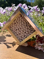 Small Pollinator House - Platform Stand - Paper Tubes