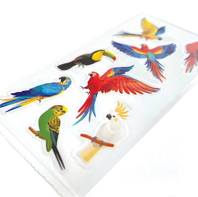 Paper House Decorative Stickers-Tropical Birds