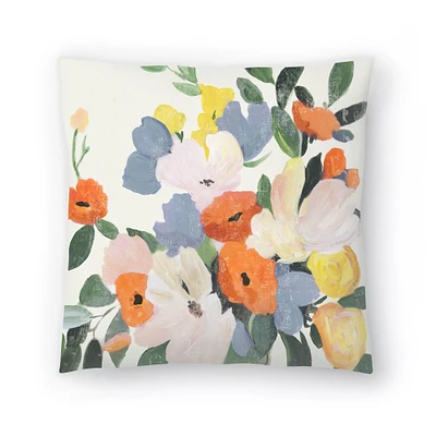 Florals in Vase I by PI Creative Art Throw Pillow - Americanflat