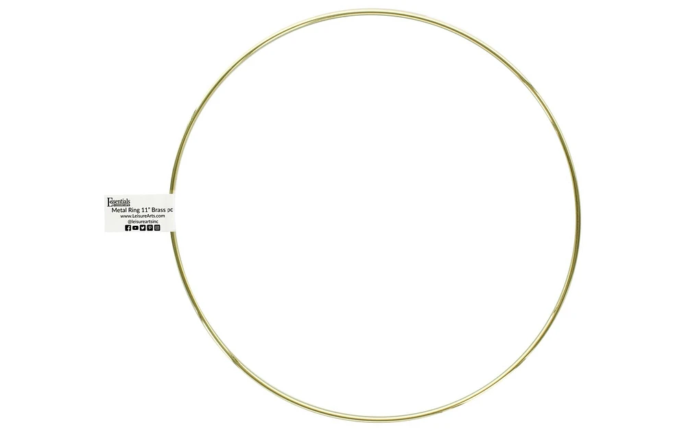 EBL Metal Ring 11" Brass