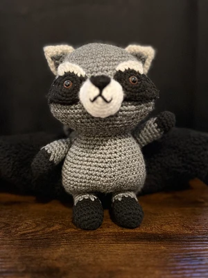 Raccoon Crochet Plush