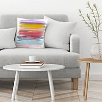 Luminous Layers II by PI Creative Art Throw Pillow - Americanflat