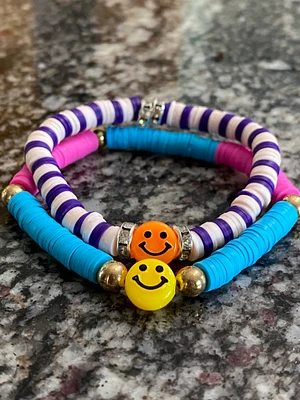 Smiley face Bracelets, Kids Bracelet