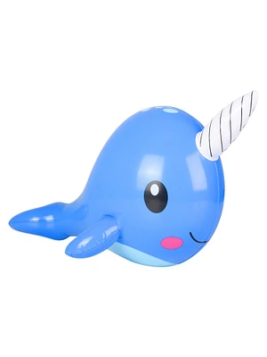 Blue Narwhal Ocean Animal Inflatable 24"