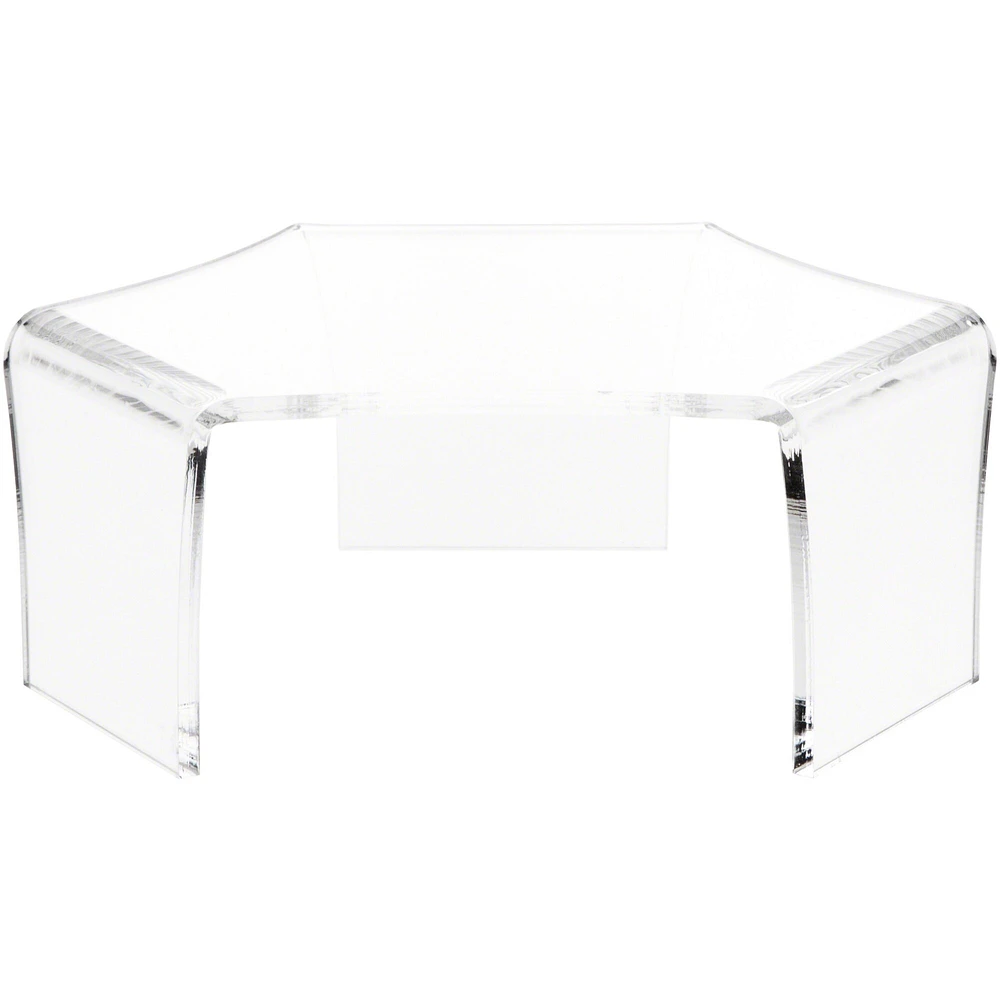 Plymor Clear Acrylic Tri-Leg (6 Sided) Display Riser