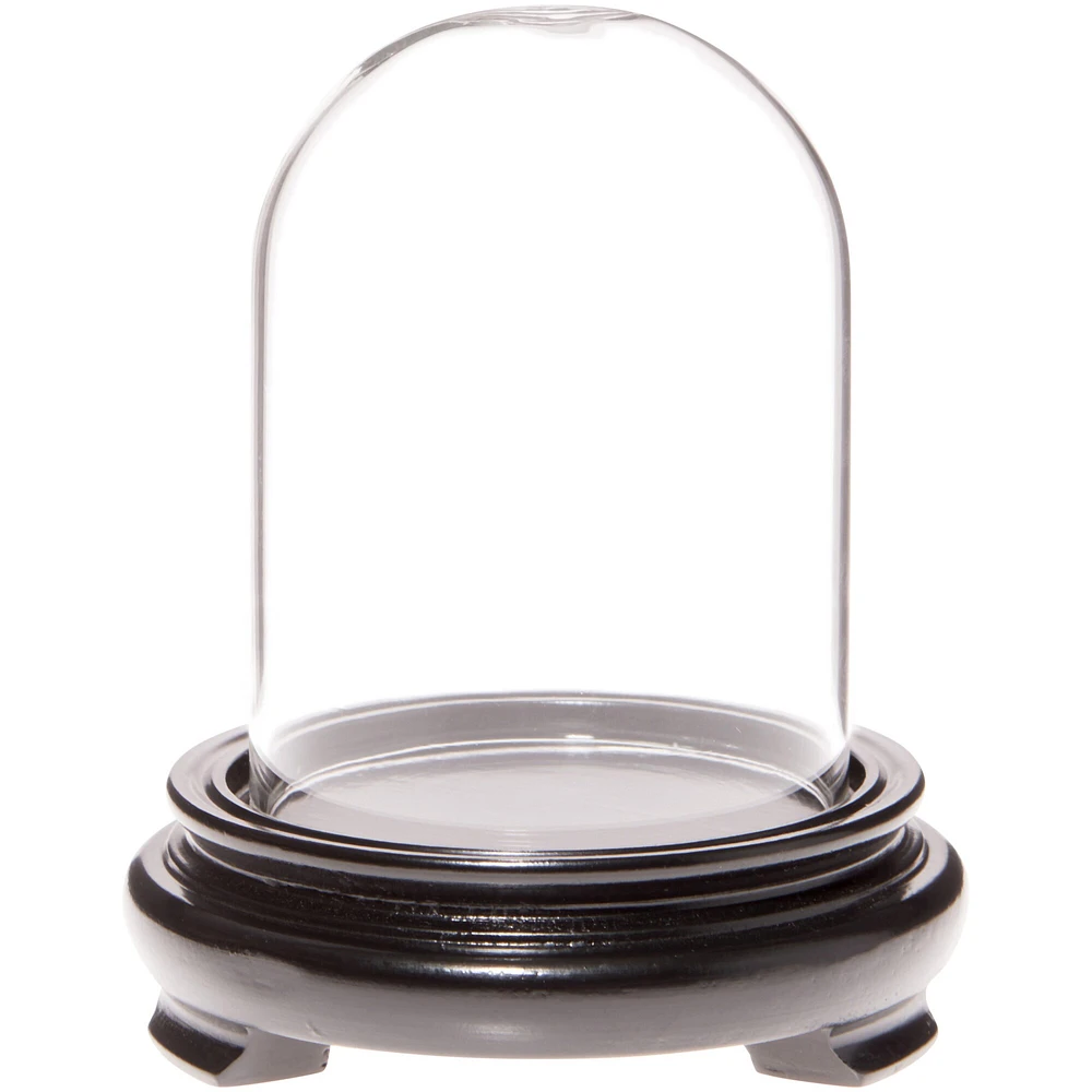 Plymor 2.5" x 3.5" Glass Display Dome Cloche