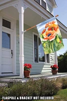 Poppies Posing Decorative Flower Flag