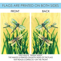 Dragonflies In Flight Decorative Dragonfly Flag