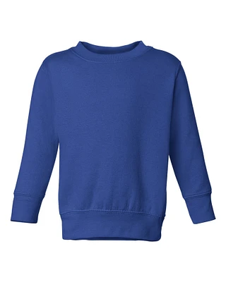 Cozy Toddler Fleece Crewneck Sweatshirt - Kids' Winter Apparel Fashionable Warmth Elevate Your Child's Style And Comfort