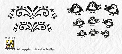 Nellie's Choice Precision Stamps - Christmas