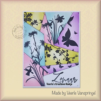 Nellie's Choice  Clear Stamp Silhouette Butterflies
