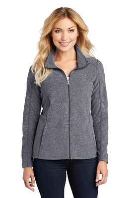 Port Authority Ladies Heather Microfleece Full-Zip Jacket Perfect designed for women with lightweight and soft fabric its warmth and comfort Jacket | RADYAN®