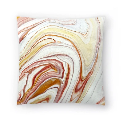 Golden Copper by Ashley Camille Throw Pillow - Americanflat