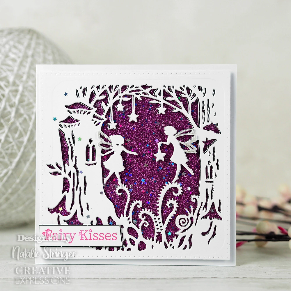 Creative Expressions  Fairy Sentiments A5 Clear Stamp Set