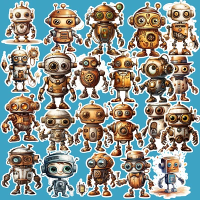 Little Robot Stickers