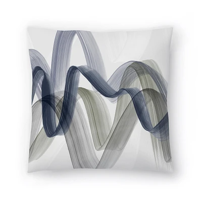 Bending Curves II by PI Creative Art Throw Pillow - Americanflat