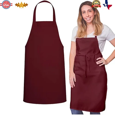 Radyan® Bib Apron for Kitchen and Outdoor Adventures | Kitchen Crafting Bbq Drawing Mens and Womens