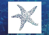 Starfish Reusable Stencil (Many Sizes)
