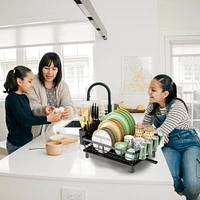 Plastic Utensil Holder Tableware Organizer