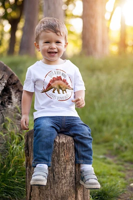 Just a Boy Who Loves Dinosaurs Shirt - Short Sleeves