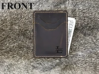 Leather Card Holder, LEATHER WALLET, Leather Wallet, MONOGRAMMED Groomsmen Gift, Leather Cardholder for Men, Mens Card Wallet, Custom Wallet