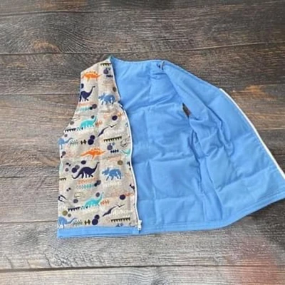 Weighted vest for kids dinosaurs sensory