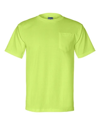 Premium T-shirts With Pocket, Union-Made Men's Plain Tees | Comfortable Fabrication 6.1 oz./yd