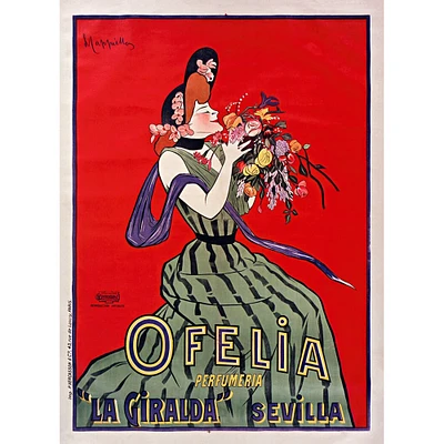 Ofelia Perfumeria - Vintage Perfume Poster Prints - Cappiello Poster