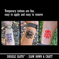 Made With Magic Temporary Tattoo Water Resistant Fake Body Art Set Collection